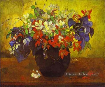 Bouquet of Fleurs postimpressionnisme Primitivisme Paul Gauguin Peinture à l'huile